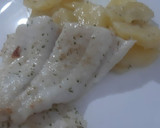Foto del paso 1 de la receta: Panga al horno con patatas y cebolla
