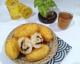 Foto langkah ke 9 dari resep Roti Goreng Pisang Coklat Tanpa Ulen.
