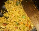 Spicy vegetable rice with egg and sausage recipe step 10 photo