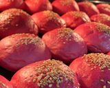 صورة لخطوة 8 من وصفة 🍔 خبز البرغر الاحمر 🍔♥️