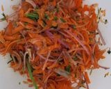 A picture of step 1 of Carrot & Onion Fritters.