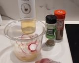 Foto del paso 1 de la receta Judía Verde al Vapor con Patata Monalisa y Encurtido Aromático al Vino Blanco del Somontano