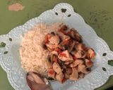 A picture of step 3 of Balsamic chicken and mushrooms.