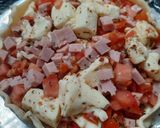 Foto del paso 3 de la receta: Tarta básica de jamón, queso y tomate