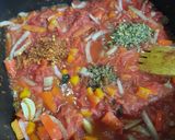 Foto del paso 3 de la receta: Olla que humea con mondongo, verduras y porotos
