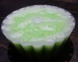 Foto langkah ke 9 dari resep Puding Tape Ketan Hijau Lapis Gula Aren.