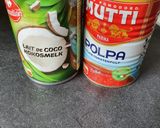 Une image de l'étape 1 de Sauce haricots rouges au lait de coco et curry.