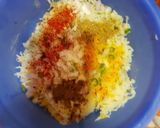 A picture of step 3 of Corn kabab.