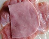 Une image de l'étape 2 de Cordon bleu au fromage à raclette.