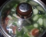 Foto langkah ke 4 dari resep Sayur Bening Oyong Daun Gingseng.
