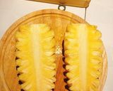Hình bước làm 1 của món Siro dứa
