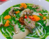 Hình bước làm 5 của món Bánh canh sườn heo cà rốt và nấm đùi gà
