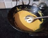 A picture of step 2 of Besan ladoo.