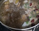 A picture of step 1 of Mutton yakhni pulao.