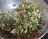 A picture of step 3 of Vegetable Pulao.