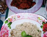รูปขั้นตอนการทำที่ 6 ของ ข้าวผัดหมูกระเทียมพริกไทย