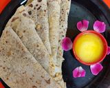 A picture of step 6 of Puran poli.
