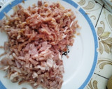 Foto del paso 1 de la receta: Delicia de papa con jamón, bacon y queso