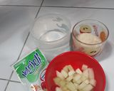 Foto langkah ke 1 dari resep #25 Jelly toping melon.