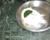 A picture of step 1 of Palak Papdi.