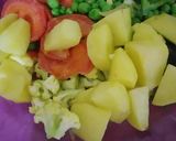 A picture of step 3 of Mix veg biryani.