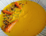 Foto del paso 7 de la receta: Crema de zanahoria y puerro asados con romero