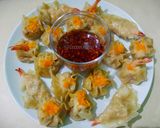 Foto langkah ke 5 dari resep Siomay Dimsum Ayam dan Udang Gurih.