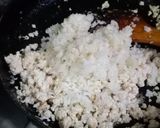 A picture of step 3 of Chicken stuffed buns 💖💖.