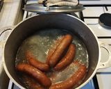 Une image de l'étape 1 de Rougail saucisses.