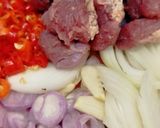 Foto langkah ke 1 dari resep Daging Iris Kecap Pedas.