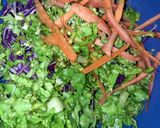 A picture of step 1 of Colorful Salad.