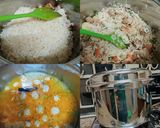 A picture of step 3 of Vegetable Soya and Coconut pulav in the Pressure Cooker.