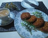 A picture of step 6 of Shami kabab.