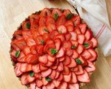 Foto langkah ke 3 dari resep Vegan strawberry vanilla kedelai tart #dairyfree #refinedsugarfree #eggless.