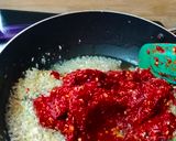 A picture of step 5 of Schezwan Chutney.