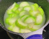 絲瓜蛋彩虹湯麵的食譜步驟5照片