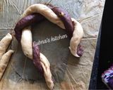 A picture of step 5 of Twisted Buns:.