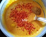 A picture of step 2 of Masala Chilla.