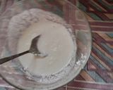 A picture of step 1 of Dahi chana and phulki chaat.