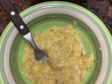 Budín de avena y banana