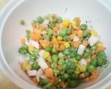 A picture of step 2 of Egg Souffle.