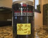 A picture of step 4 of Inarizushi (sushi rice in seasoned Aburaage).