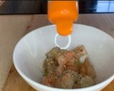 Foto del paso 4 de la receta: Crema de calabaza, langostinos y huevo mollet