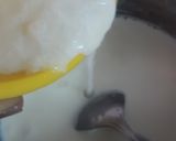 A picture of step 2 of Milk pudding.