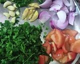 धनिया लहसुन चटनी(Dhniya lahsun ki chutney recipe in hindi) रेसिपी चरण 1 फोटो