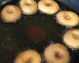 A picture of step 3 of Eggless doughnuts.