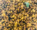 A picture of step 4 of Chhuta mung beans.