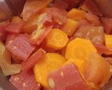 A picture of step 2 of Tomato carrot soup.