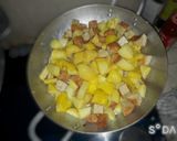 Hình bước làm 4 của món Khoai Tây kho với Chả Chén (Chay)