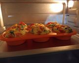 Foto del paso 3 de la receta: Muffins de espinaca y tomate